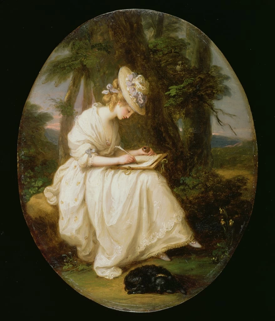 Angelika Kauffmann - 176, Ritratto di Louisa Hammond, Fitzwilliam Museum, University of Cambridge